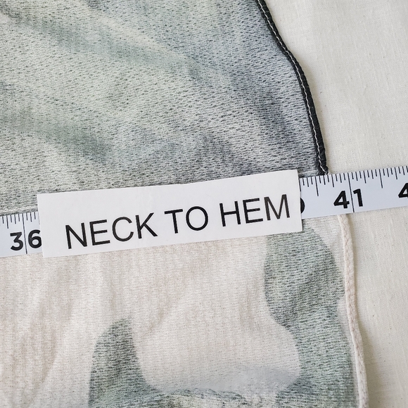 Eirili Shrug Duster Large Leaf Design Lagenlook Size 3XL Drapy - Picture 6 of 6